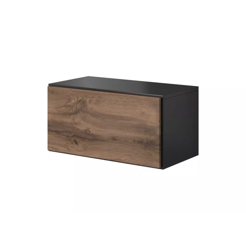 Conjunto de móveis de sala Cama ROCO 8 (2xRO3 + 4xRO6) antracite/carvalho wotan