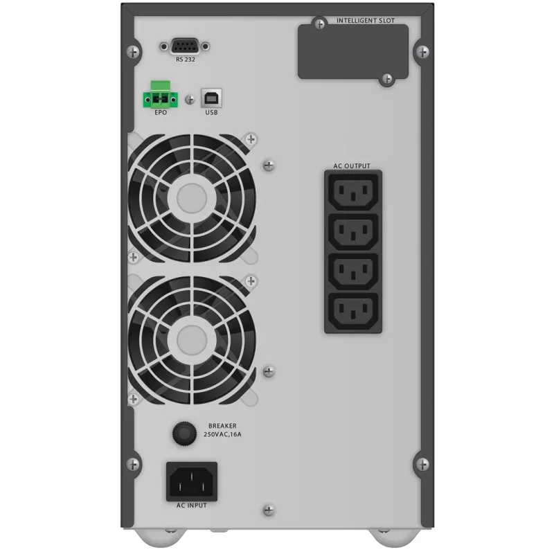 PowerWalker VFI 2000 TG dupla conversão (online) 2 kVA 1800 W 4 tomadas