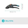 GARDENA tesoura de jardim PremiumCut Flex 12250-20 com cabo ergonómico e construção leve