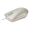 Rato de escritório com fios Lenovo 540 ambidestro USB Type-C ótico 2400 DPI areia