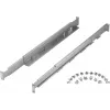 Kit de calhas para rack PowerWalker 10120531 — prateado, largura 550 mm, altura 140 mm, profundidade 70 mm, suporta profundidade de rack 78–120 cm, peso 3,1 kg