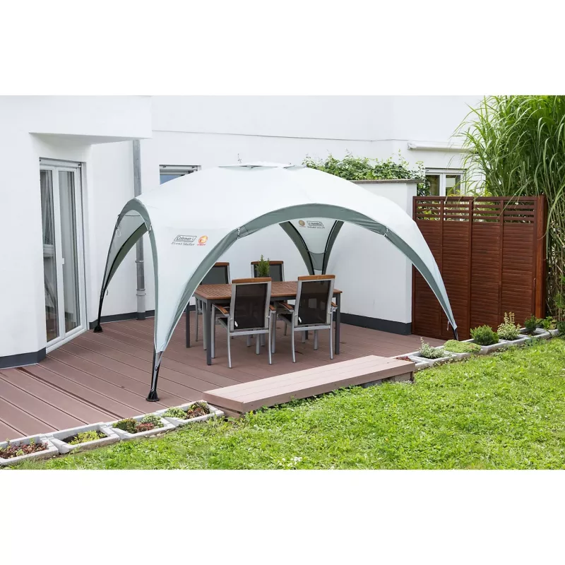 Pavilhão Event Shelter, 3,65 x 3,65 m (cinzento-claro/cinzento)