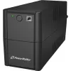 BlueWalker PowerWalker VI 650 SH IEC UPS, 650 VA (0,65 kVA), 360 W, 4 tomadas, 7 Ah, USB, 220-240 V, preto