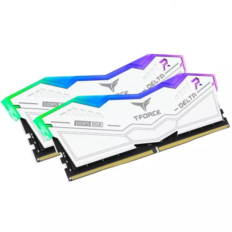 DIMM 64 GB DDR5-6000 (2x 32 GB) Dual-Kit, memória branco, FF4D564G6000HC38ADC01, Delta RGB, INTEL XMP