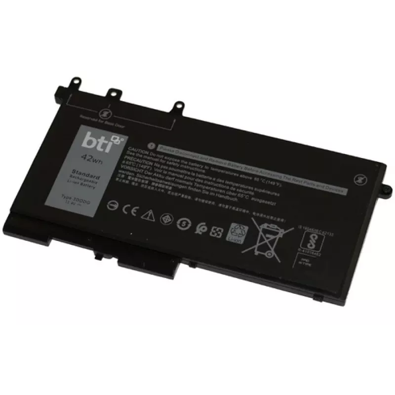 BTI 3DDDG-BTI - Bateria de portátil (equivalente a: Dell 3DDDG, Dell 03DDDG, Dell 03VC9Y, Dell 049XH, Dell 3VC9Y, Dell 451-BBZP)