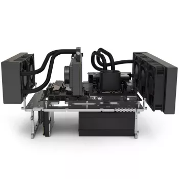 Caixa benchtable Streacom BC1 V2 – chassis de teste/bancada aberto, titânio