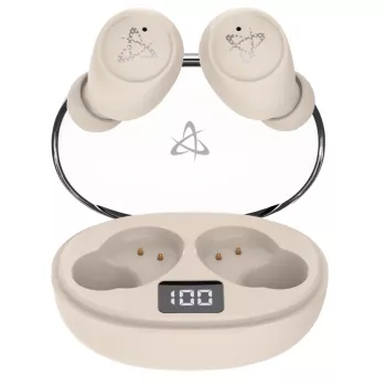 Auscultadores SBOX EB-TWS115 bege