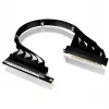 Thermaltake cabo riser PCI-E 4.0 duplo de 90 graus, 40 cm, preto