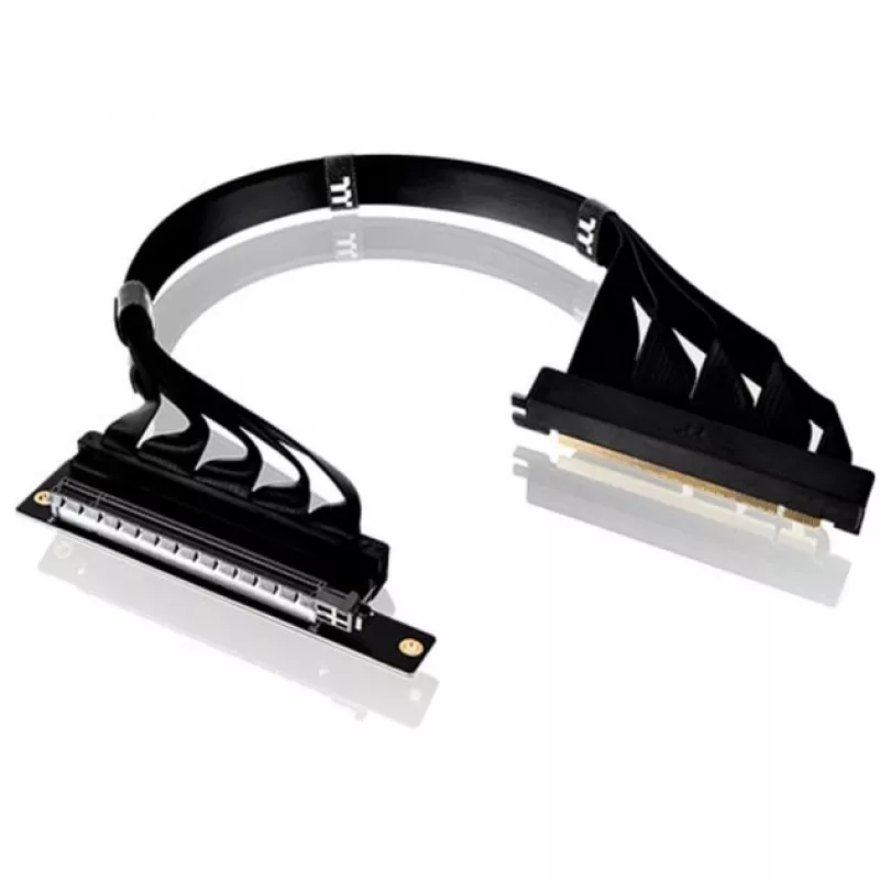 Thermaltake cabo riser PCI-E 4.0 duplo de 90 graus, 40 cm, preto