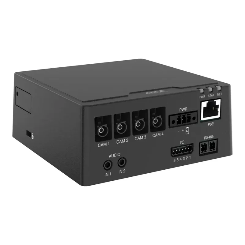 Unidade base AXIS F9114-R Mk II — Ethernet com fios para interiores, 10/100/1000 Mbit/s, 10–48 V, 12,7 W típ.