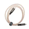 Cabo de carregamento USB-C para USB-C FIXED FIXDLED-CC-RA com suporte PD e comprimento fixo, LED arco-íris integrado
