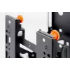 Suporte de parede EDBAK | Suporte de parede de vídeo VWPOP40 com fecho rápido | 19-43 polegadas | Capacidade máxima de carga 25 kg | Preto