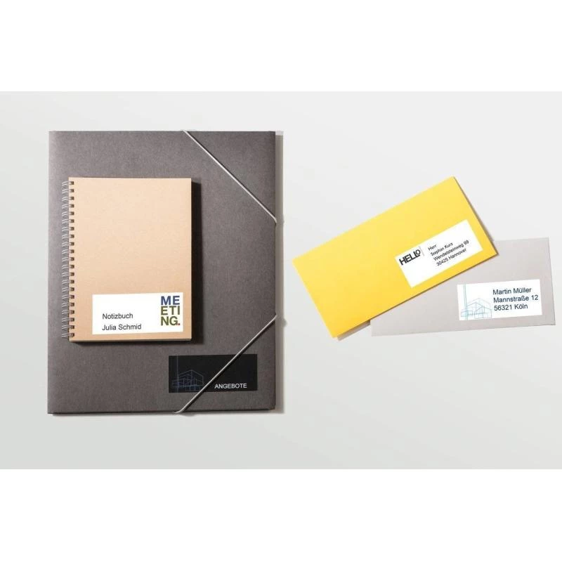 Etiquetas autoadesivas retangulares Avery 3481 permanente branco 2100 unid.