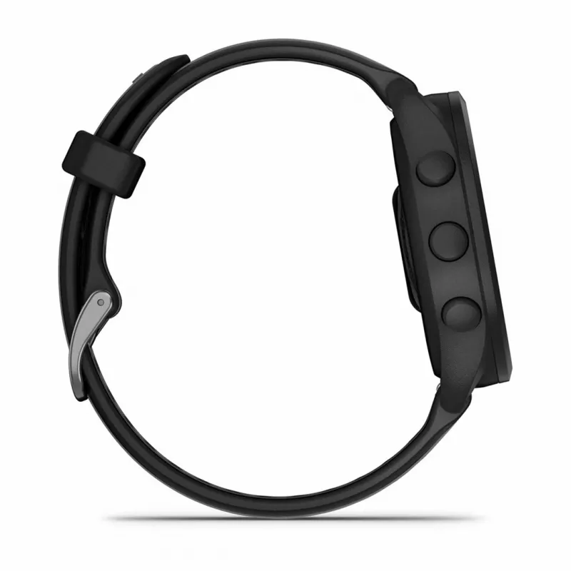 Garmin Forerunner 165 Music relógio desportivo GPS 43 mm, AMOLED 1,2" 390 x 390, 4 GB, bracelete de silicone, perímetro do pulso 126–203 mm, preto/cinzento ardósia (010-02863-30)