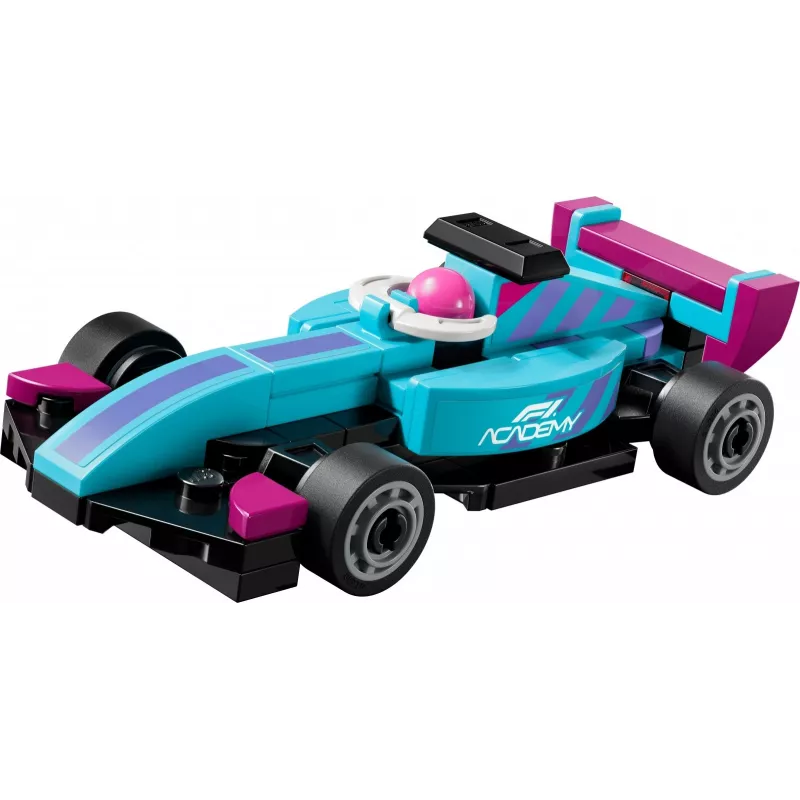 30734 Speed Champions F1 ACADEMY Mini-Auto, brinquedo de construção Polybag