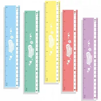 Réguas pastel Colorino 20 cm