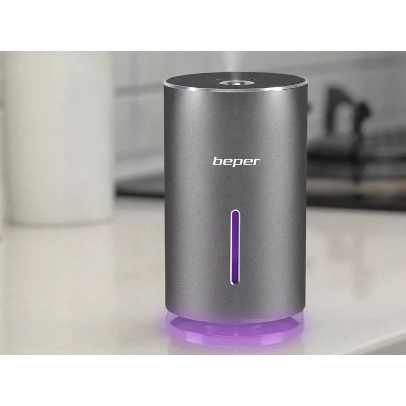 Beper P201UTP010 Atomizador automático de spray para desinfeção das mãos, sensor de infravermelhos, 135 ml, recarregável