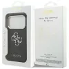 GUESS | Hardcase 4G | capa traseira | iPhone 17 Pro Max | Apple | pele ecológica/PC/plástico/TPU | preto