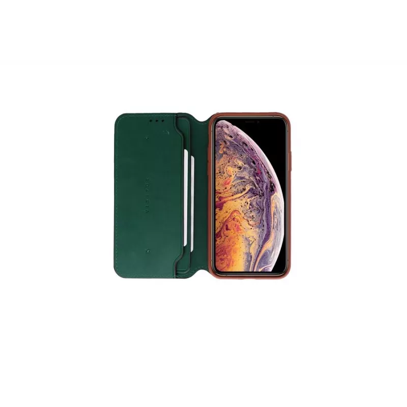 Capa Smart Folio VixFox para Huawei P20 — capa folio protetora verde-floresta