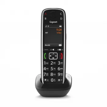 Telefone analógico/DECT Gigaset E720HX com identificação de chamadas preto