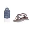 Adler AD 5030 ferro de engomar a vapor, 3000 W, base em cerâmica, depósito de água de 0,31 l, vapor contínuo de 20 g/min, vapor vertical, anticalcário, castanho