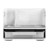 Organizador de secretária com gaveta e carregador sem fios Ergo Office, branco, máx. 10kg, ER-441