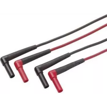 Fluke SureGrip - cabo de prova - preto - vermelho - CAT III,CAT IV - silicone - 1,5 m - 1000 V (2003616)
