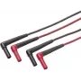 Fluke SureGrip - cabo de prova - preto - vermelho - CAT III,CAT IV - silicone - 1,5 m - 1000 V (2003616)