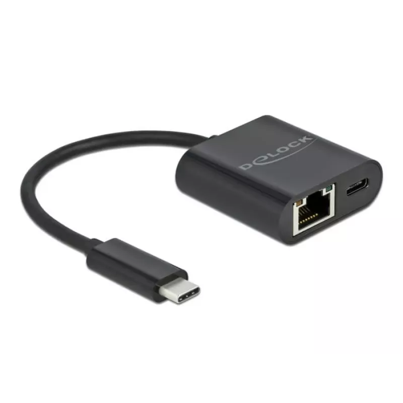 Adaptador USB Type-C DeLOCK 66644 Gigabit LAN Power Delivery