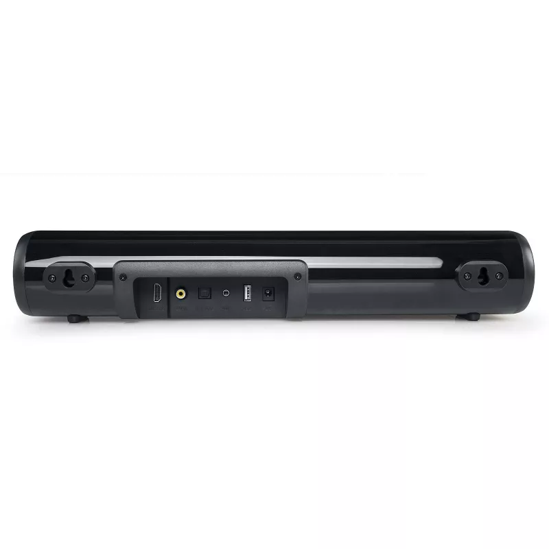 Muse M-1580SBT barra de som para TV com Bluetooth, 80 W, HDMI, ótica, USB, entrada AUX, preto brilhante
