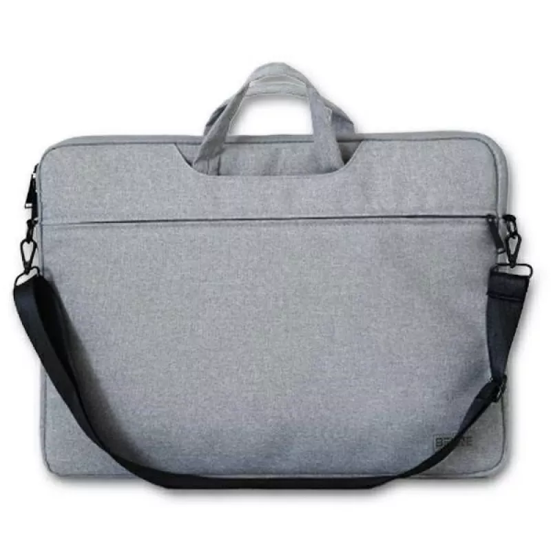 Mala para portátil Beline 16 – cinzenta, material resistente e leve, compatível com portáteis de 16 polegadas