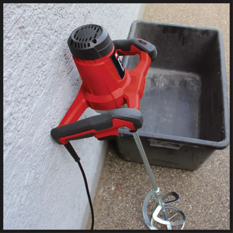 Einhell TE-MX 1600-2 CE - argamassa - cor - pó - preto - vermelho - M14 - ergonómico - 750 RPM - 1600 W