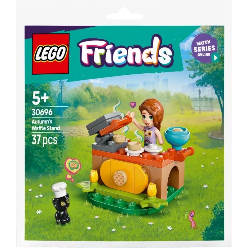 Brinquedo de construção LEGO Friends 30696 Autumn's Waffle Stand conjunto de montagem pequeno, minifiguras incluídas