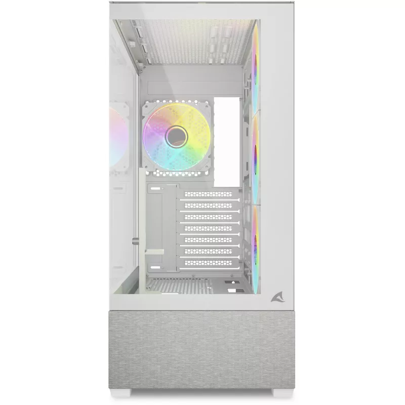 Caixa de computador Sharkoon AK7 ARGB ATX branca