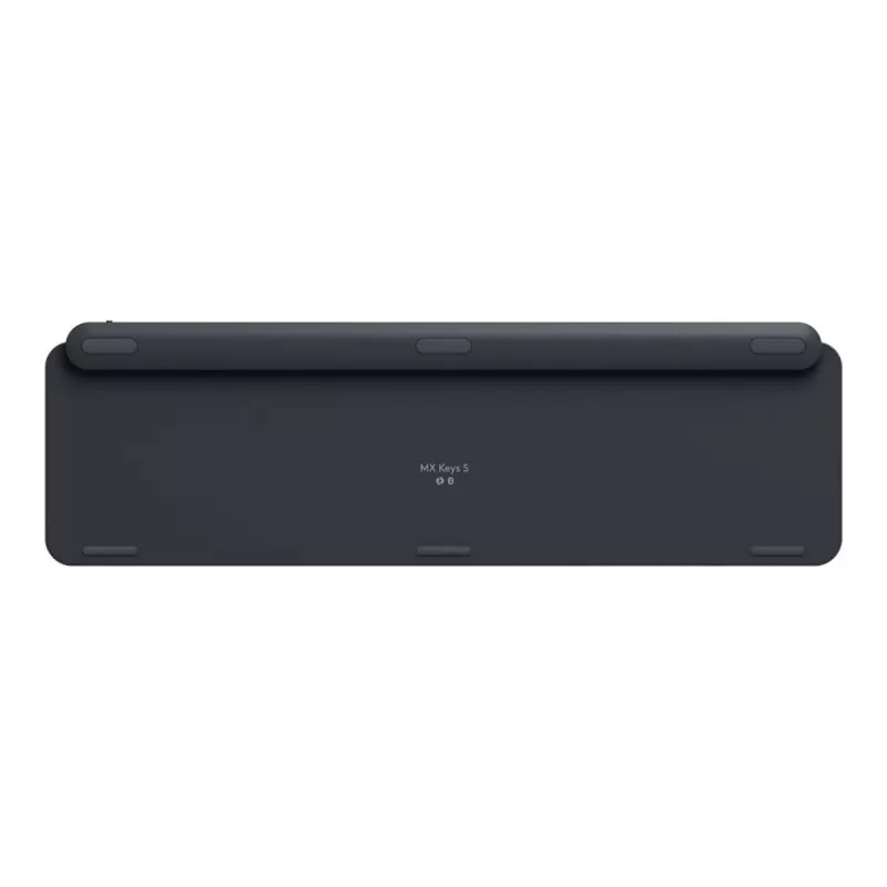 Teclado Logitech MX Keys S RF Wireless + Bluetooth QWERTZ suíço grafite (920-011571)