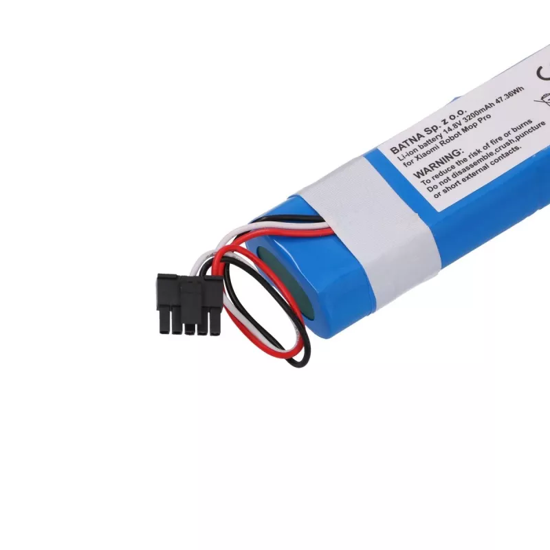 Bateria de substituição para Xiaomi Robot Mop Pro — 3200mAh INR18650 MA1-4S1P-SC