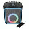 Sistema de áudio MB08.2 PLL FM USB/SD/BT Karaoke LED