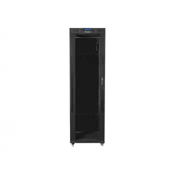 Armário rack autónomo LANBERG 42U FF01-6842-12BL 600×800×2127,5 mm, 1200 kg, IP20, fechadura com chave, rodas