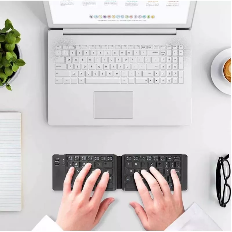 Teclado sem fios dobrável Bluetooth 3.0