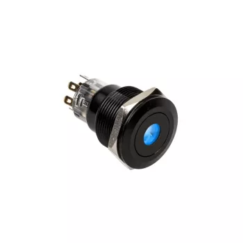 Botão de pressão antivandalismo DimasTech 22 mm Blackline Dot RGB PD223
