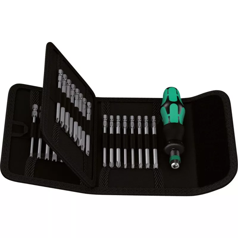 Conjunto de chaves de fendas combinadas Wera Kraftform compact 62