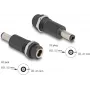 Adaptador DELOCK DC 5,5x2,5 mm (fêmea) para DC 5,5x2,1 mm (macho), preto