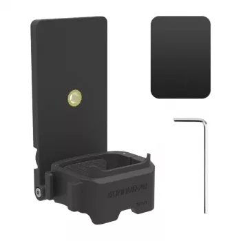 Adaptador de montagem magnético Sunnylife 761V3 para OP 3 preto — adaptador de montagem magnético para OP 3