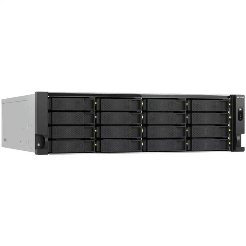 QNAP TS-H1677AXU-RP-R7-32G, servidor de armazenamento, rack (3U), AMD Ryzen™ 7, 7745, 32 GB, DDR5