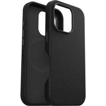 OtterBox Symmetry capa em pele de cato para iPhone 16 Pro preto Ash preto