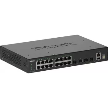 Switch D-Link 20 portas Gigabit Stackable Smart Managed com 4 portas 10G SFP+