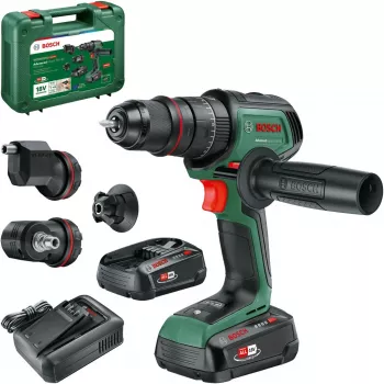 Berbequim de impacto sem fios AdvancedImpact 18V-80 QuickSnap (verde, 2x bateria de iões de lítio 2,5 Ah, mala de transporte, POWER FOR ALL ALLIANCE)
