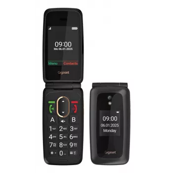 Gigaset GL795 7,11 cm (2,8 polegadas) 142 g 48 MB preto telemóvel para seniores