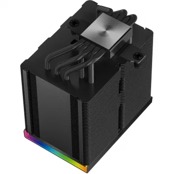 Dissipador de ar DeepCool AK500 Digital Pro 12 cm preto rolamento fluid dynamic