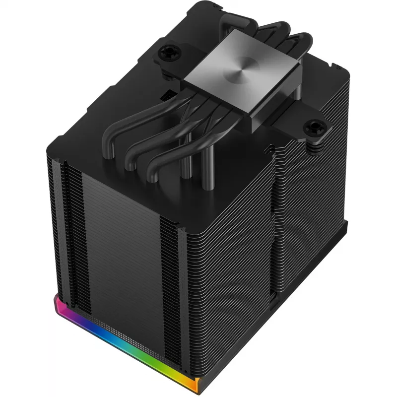 Dissipador de ar DeepCool AK500 Digital Pro 12 cm preto rolamento fluid dynamic